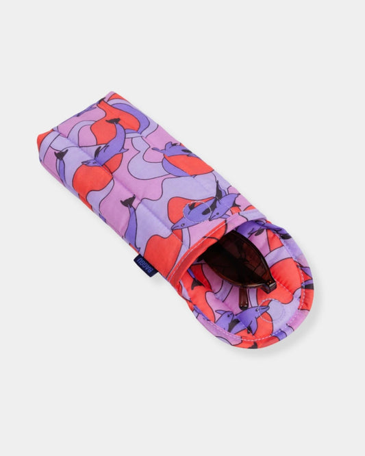 PUFFY GLASSES SLEEVE - DOLPHINS | Stonewaters