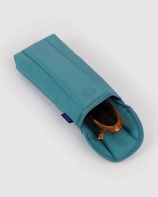PUFFY GLASSES SLEEVE - PEACOCK | Stonewaters