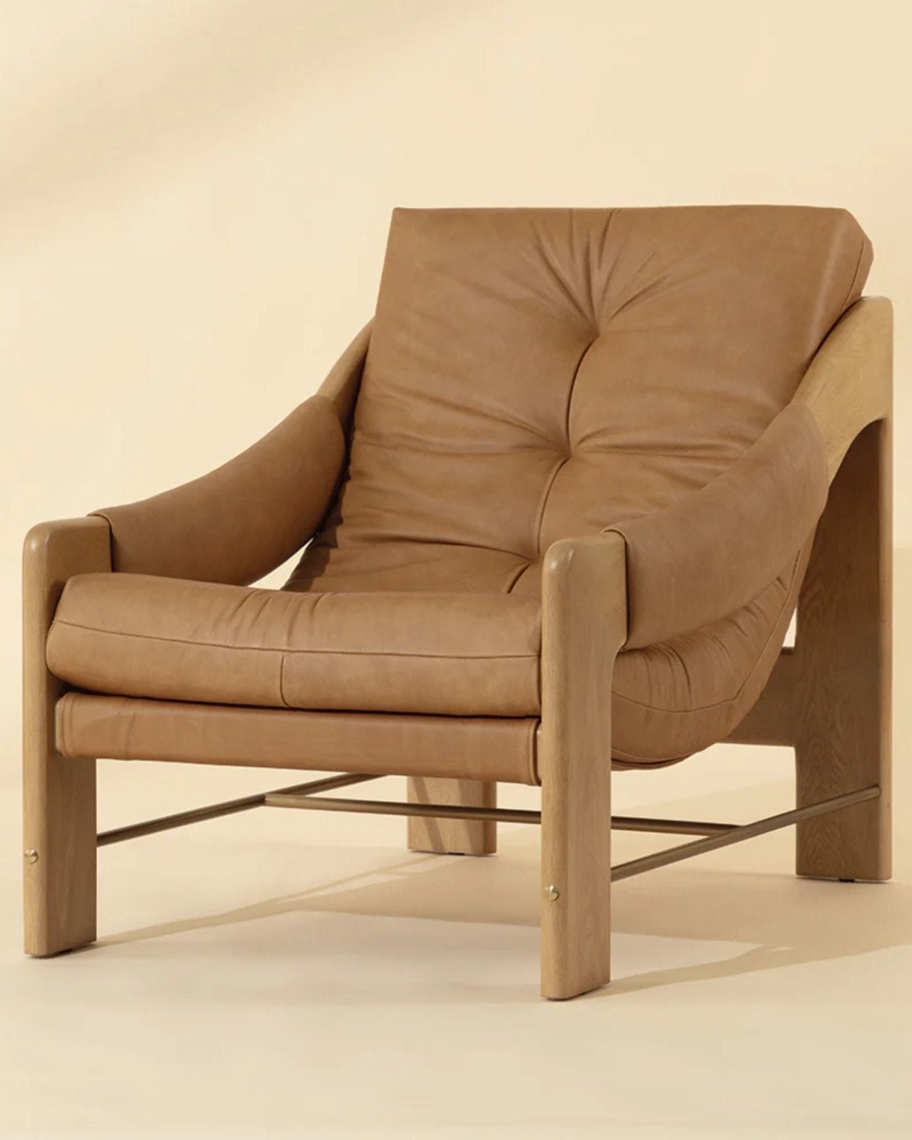 RAFFERTY LOUNGE CHAIR - RUSTIC OAK - LUDLOW SESAME | Stonewaters