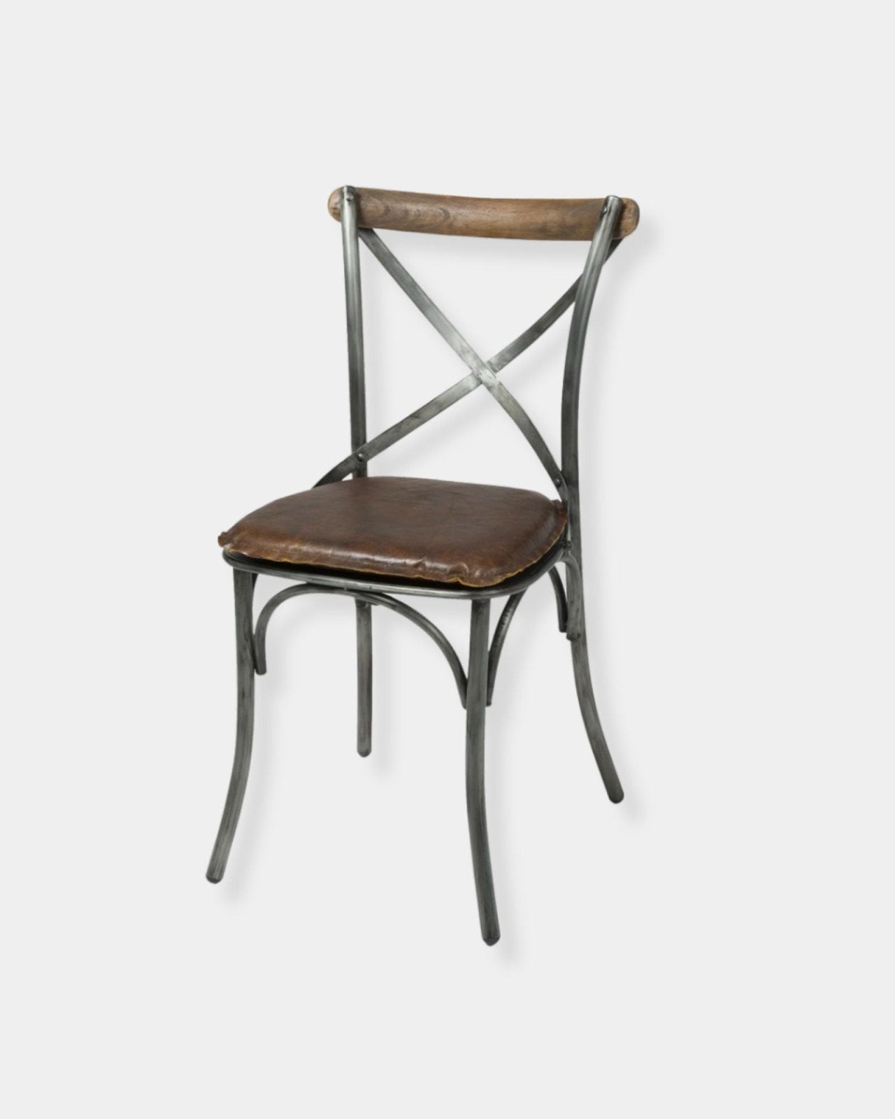 RAVE CROSSBACK LEATHER CUSHION - CHAIR | Stonewaters