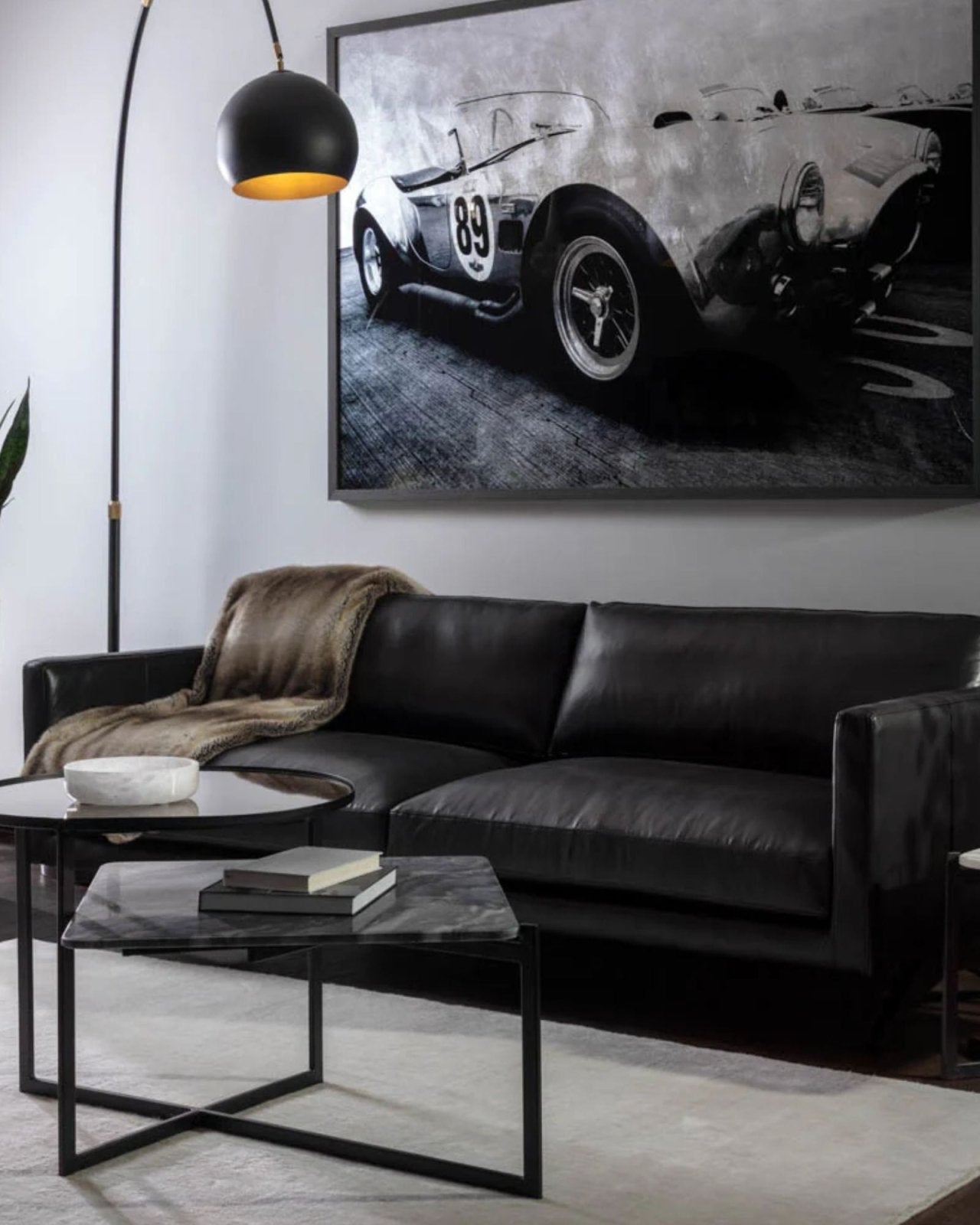 ROGERS SOFA - CORTINA BLACK | Stonewaters