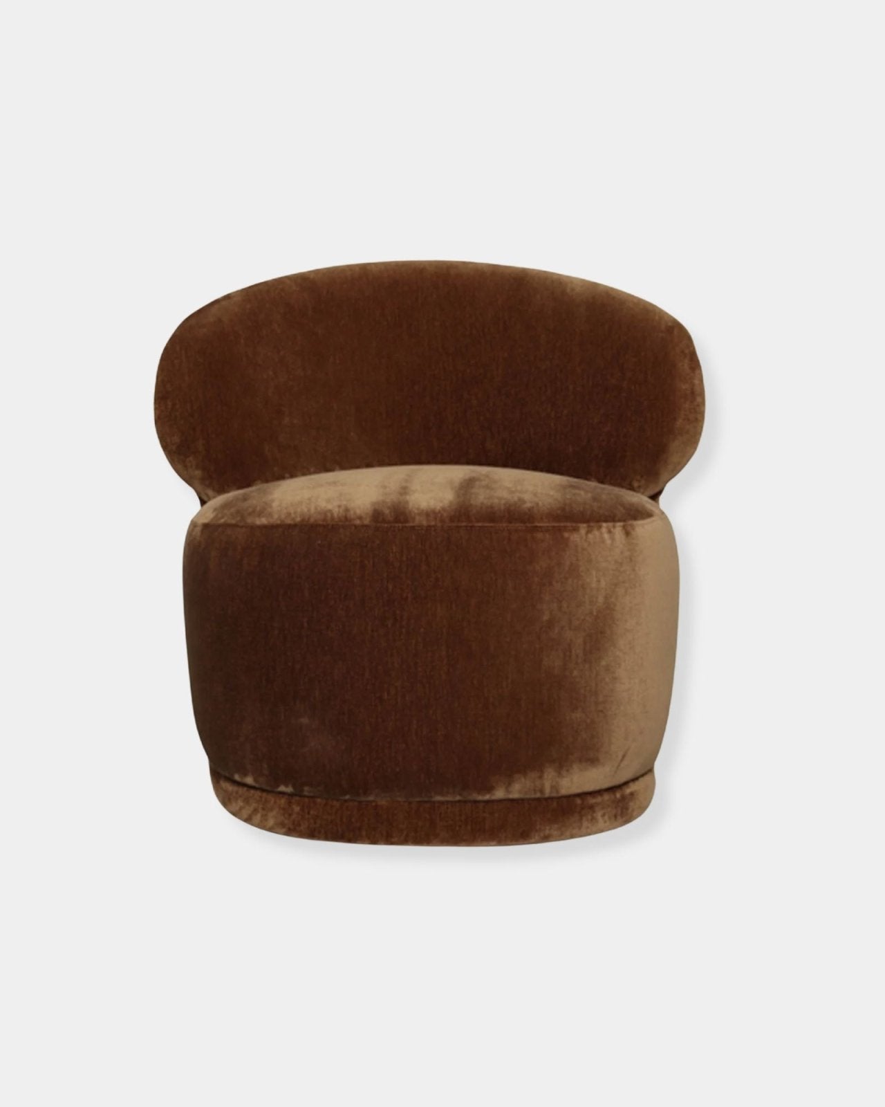 ROLLO CLUB CHAIR - VELVET BRONZE | Stonewaters