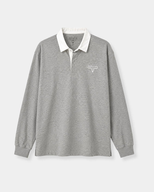RUGBY SHIRT - GREY | Stonewaters