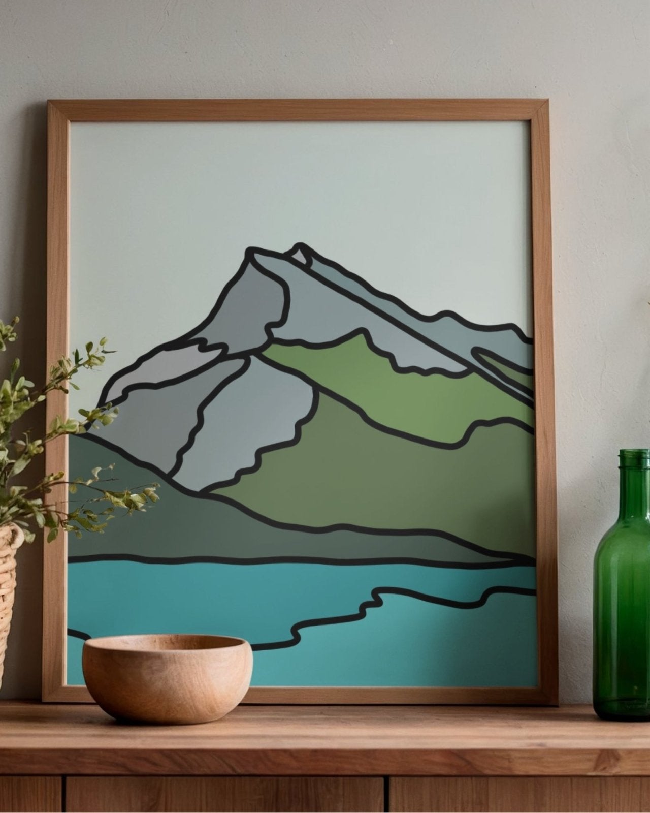 RUNDLE PEAK 11"x14" - PRINT | Stonewaters