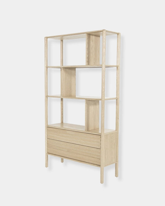 RUNWAY BOOKCASE - LIGHT OAK | Stonewaters