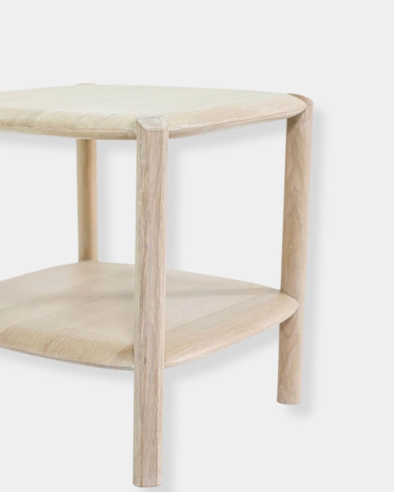 RUNWAY SIDE TABLE - LIGHT OAK | Stonewaters