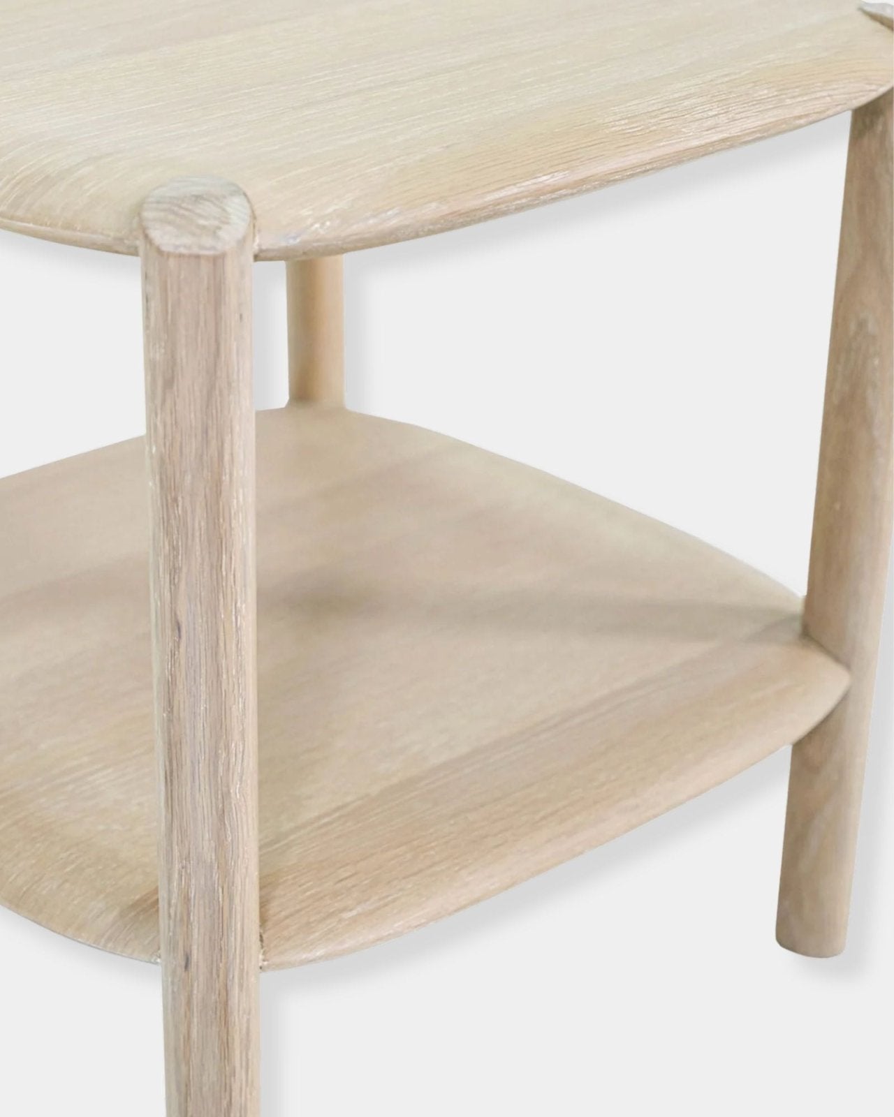 RUNWAY SIDE TABLE - LIGHT OAK | Stonewaters