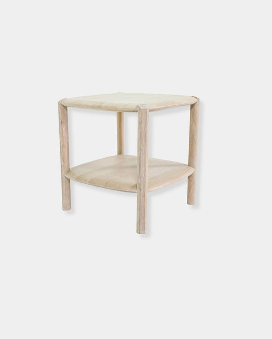 RUNWAY SIDE TABLE - LIGHT OAK | Stonewaters