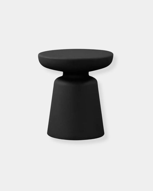 RUTH OUTDOOR SIDE TABLE - BLACK | Stonewaters