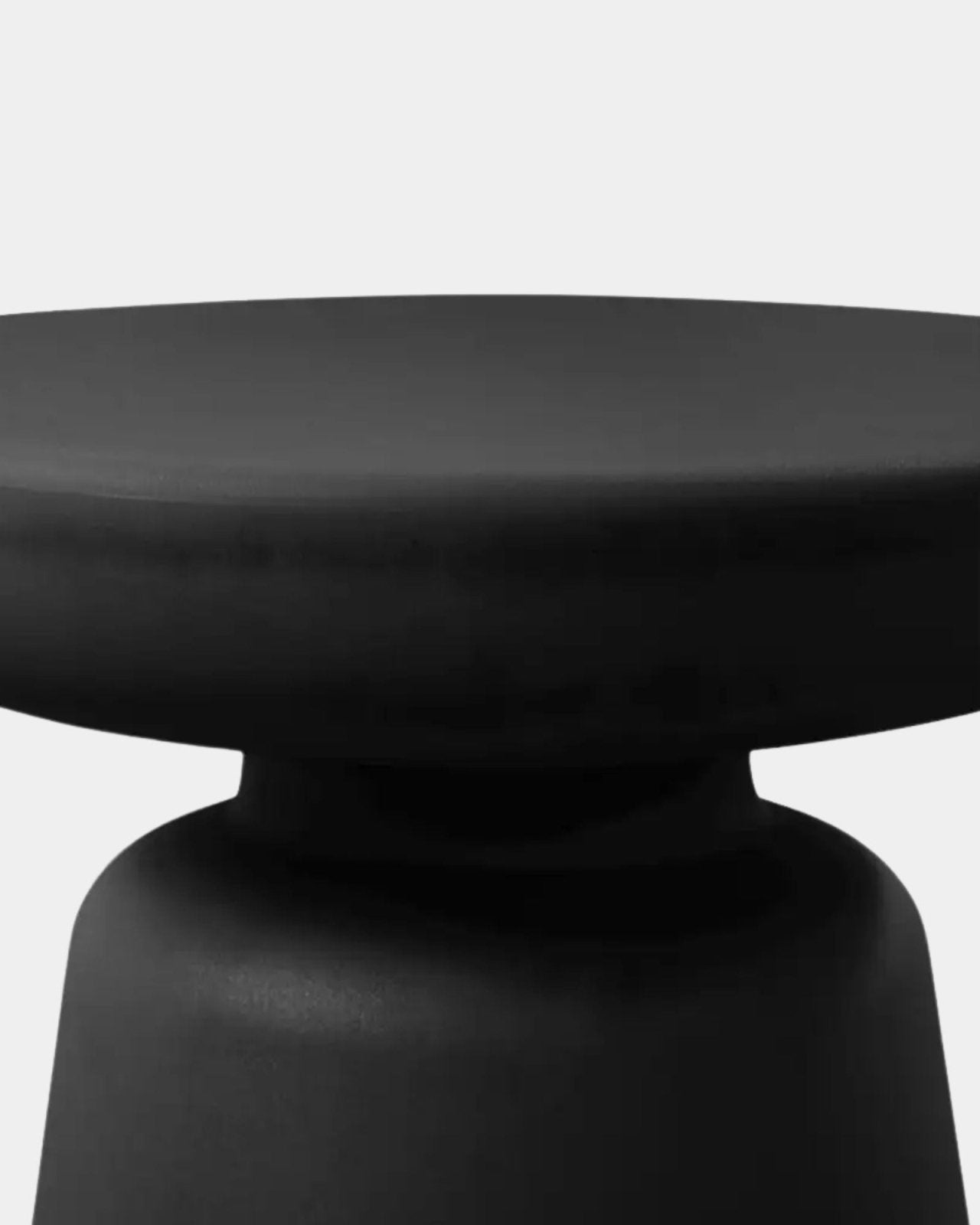 RUTH OUTDOOR SIDE TABLE - BLACK | Stonewaters