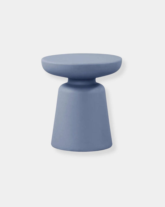 RUTH OUTDOOR SIDE TABLE - BLUE | Stonewaters