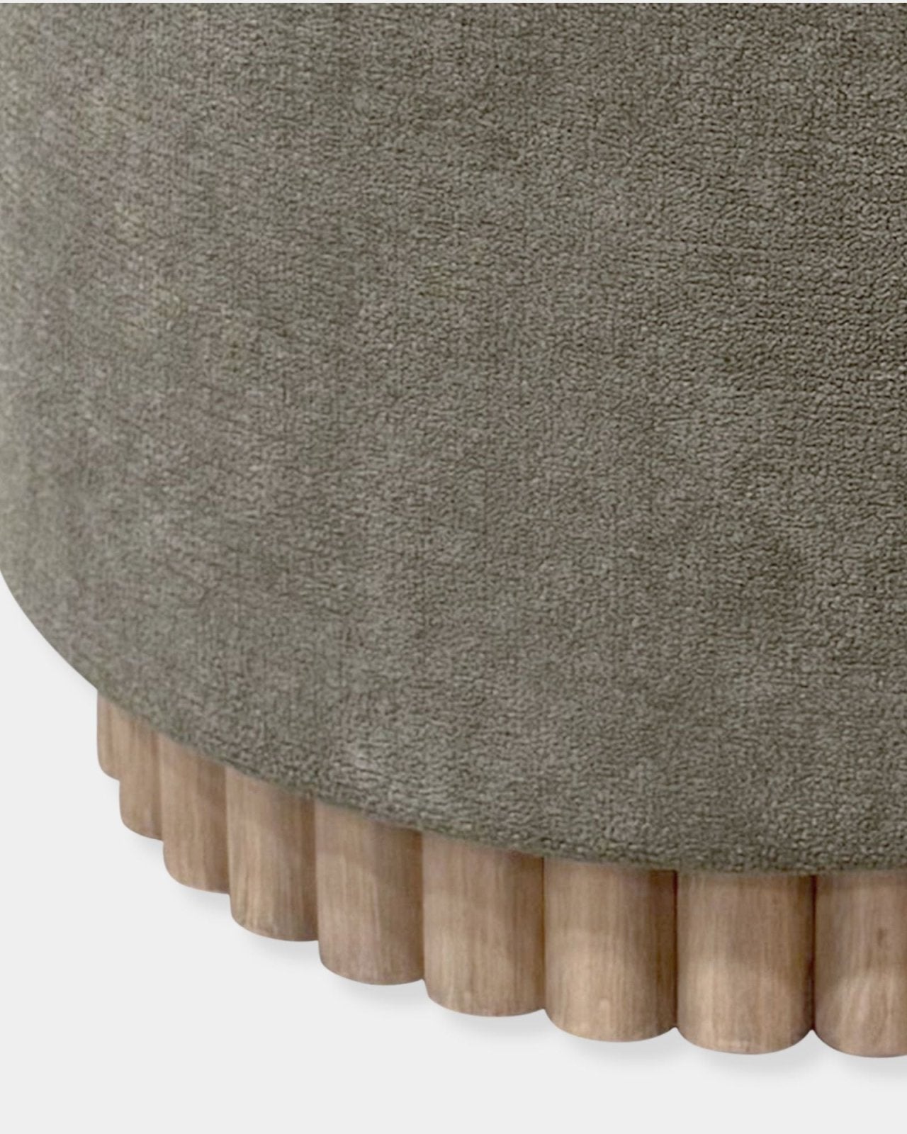 SADIE STORAGE OTTOMAN - MOSS & NATURAL | Stonewaters