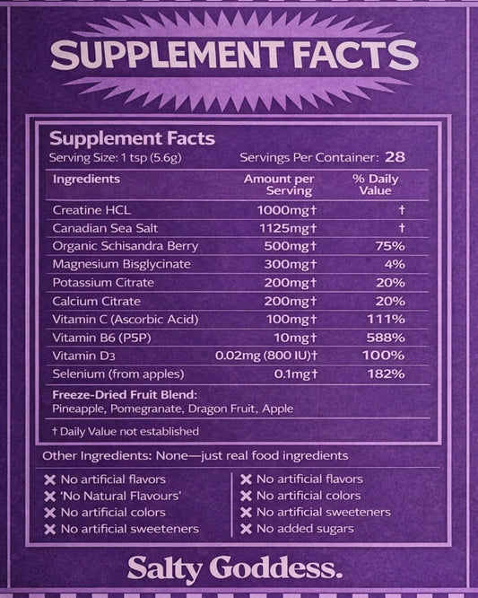 SALTY GODDESS - WOMEN'S ELECTROLYTE | Stonewaters