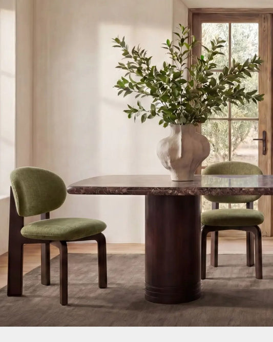 SAMI DINING CHAIR SET OF 2 - GREEN | Stonewaters