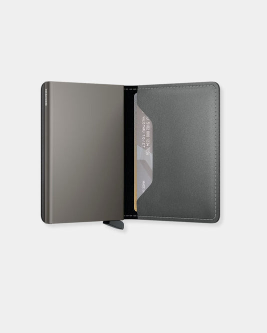SLIMWALLET MATTE SATIN - STEEL | Stonewaters