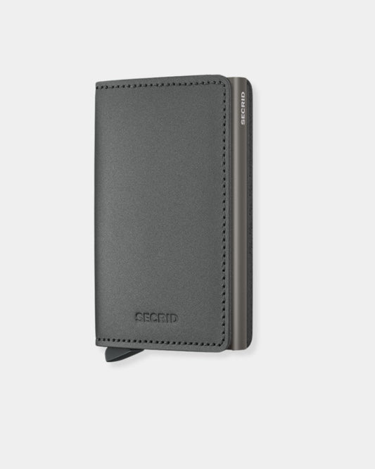 SLIMWALLET MATTE SATIN - STEEL | Stonewaters