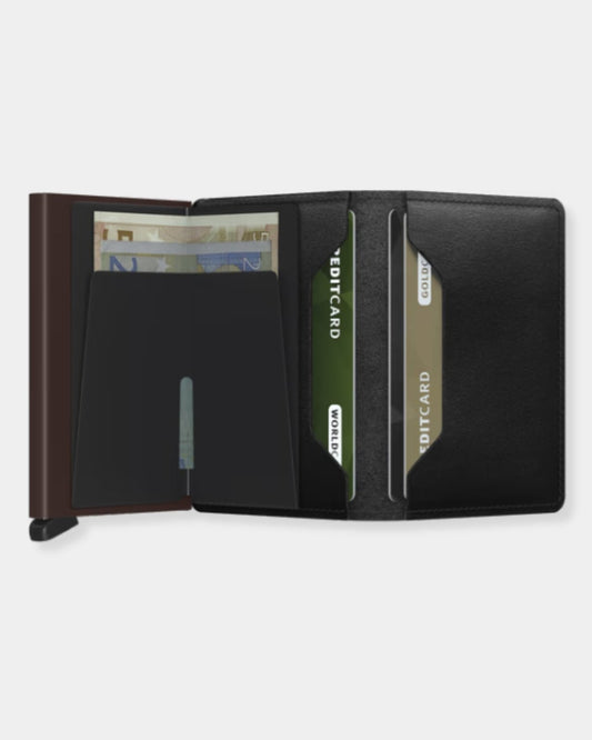 SLIMWALLET - ORIGINAL BLACK & BROWN | Stonewaters