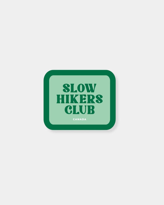 SLOW HIKER CLUB - STICKER | Stonewaters