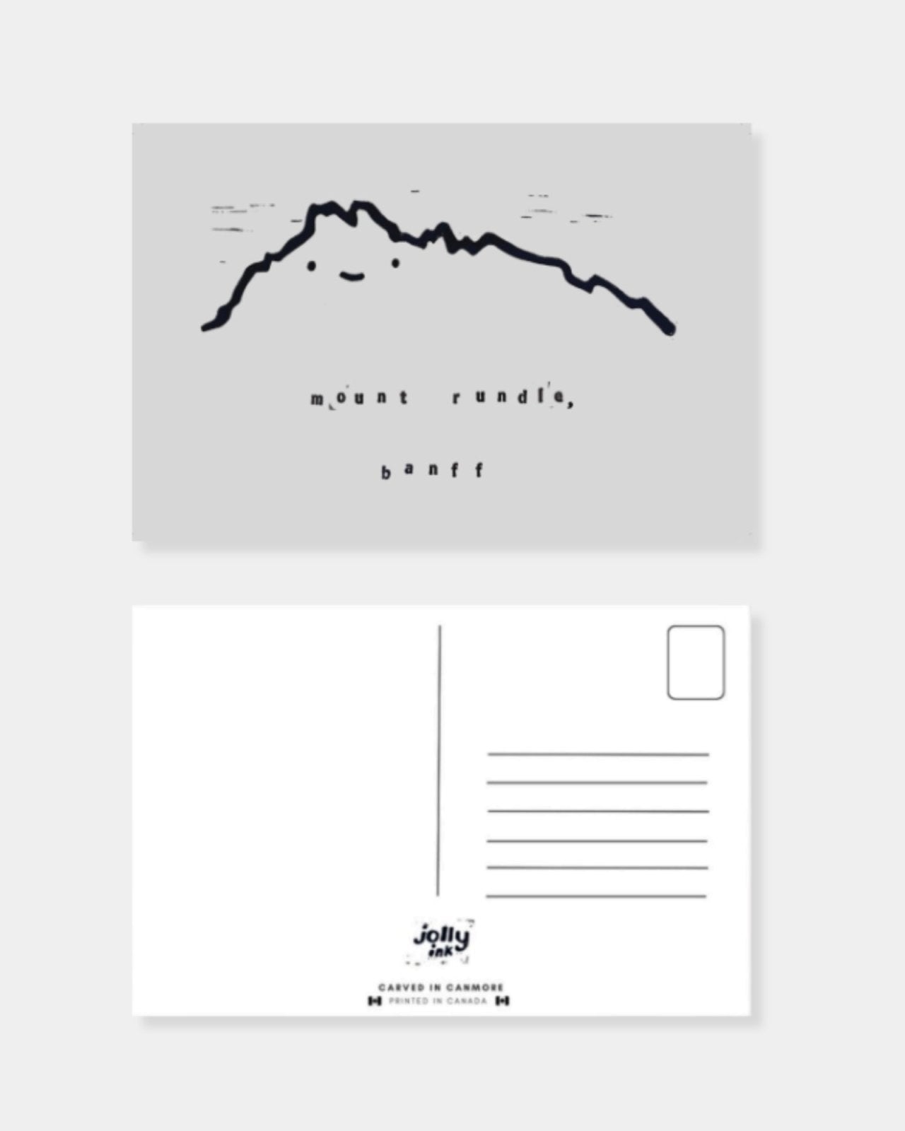 SMILEY RUNDLE JOLLY INK POSTCARD | Stonewaters