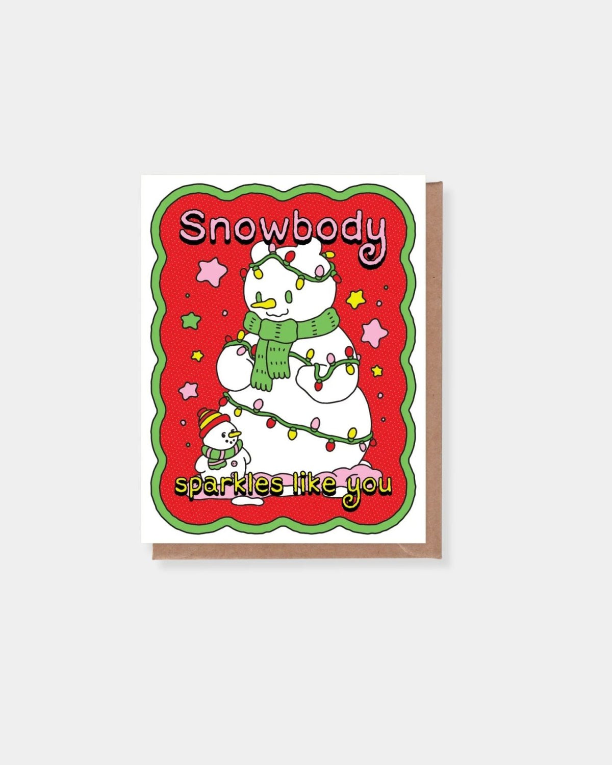 SNOWBODY SPARKLES LIKE YOU - CARD | Stonewaters