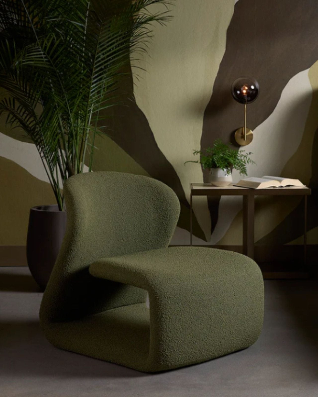 SOPHIENE LOUNGE CHAIR - COPENHAGEN OLIVE | Stonewaters