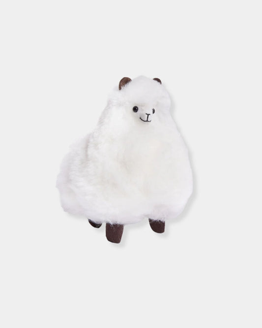 STANDING ALPACA WHITE - 3.75" | Stonewaters