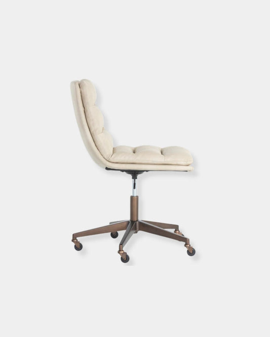 STINSON OFFICE CHAIR - CREAM | Stonewaters