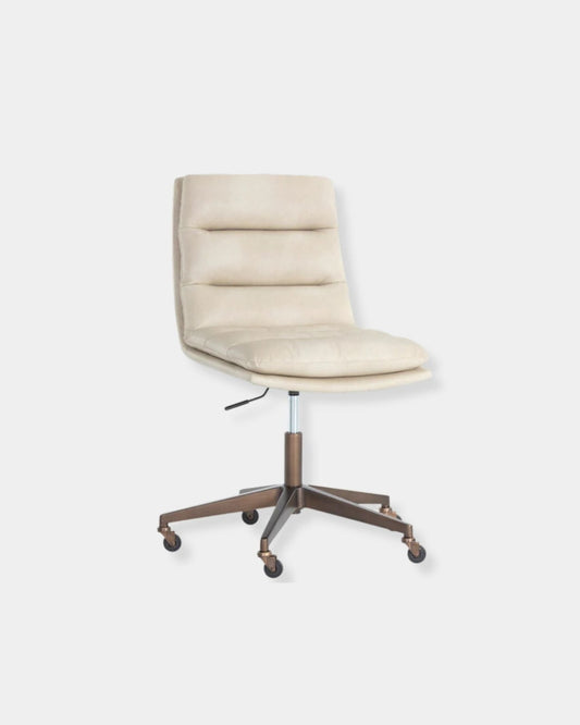 STINSON OFFICE CHAIR - CREAM | Stonewaters