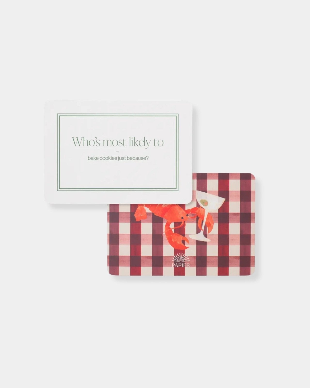 SUPPER STORIES DINNER PARTY PLAYING CARDS | Stonewaters