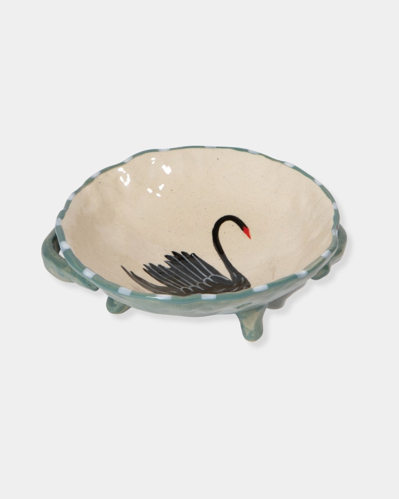 SWAN SONG FOOTED BOWL | Stonewaters