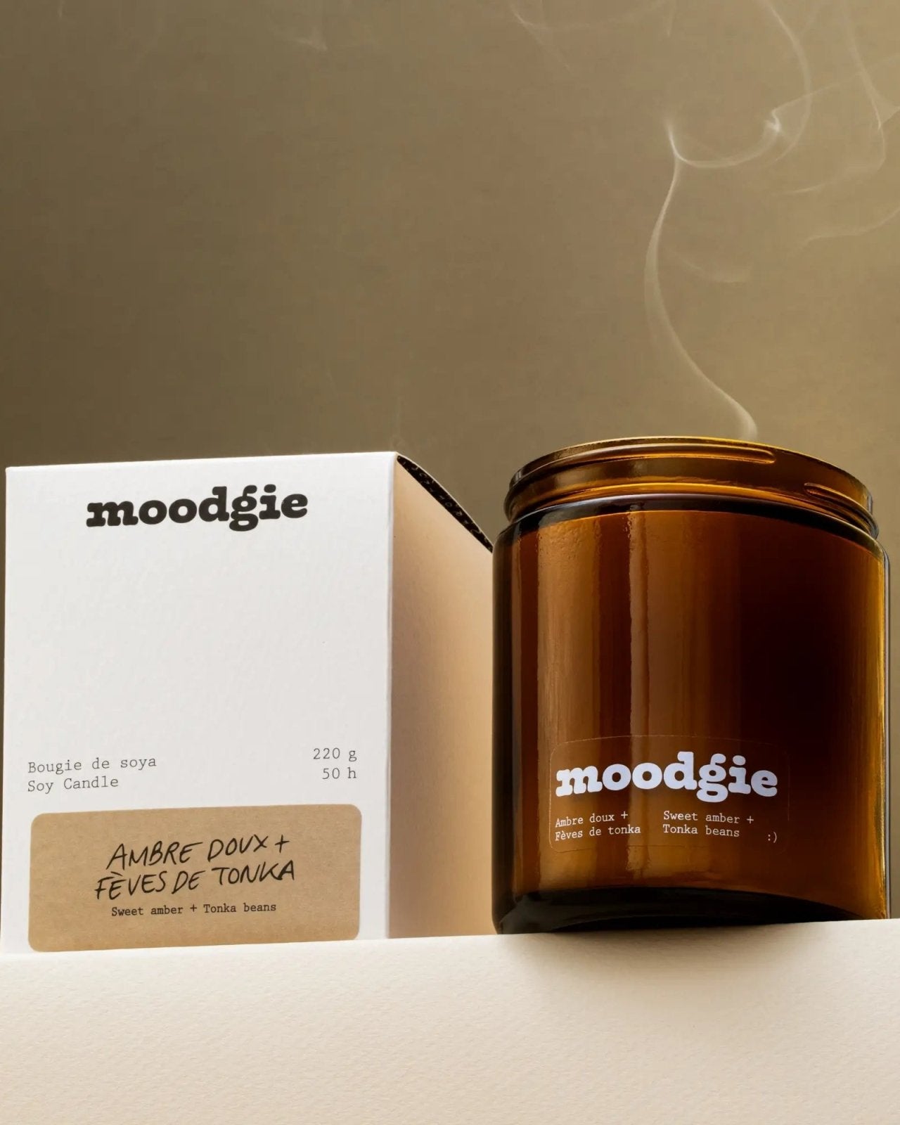 SWEET AMBER + TONKA BEANS - CANDLE | Stonewaters