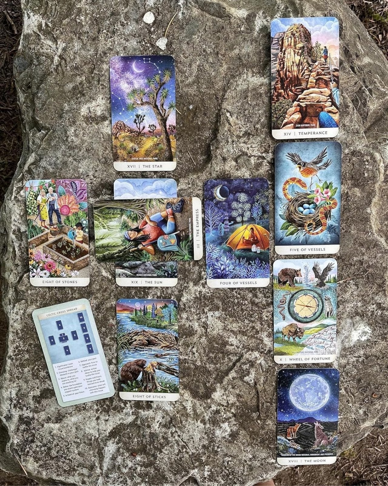 TAROT FOR THE GREAT OUTDOORS | Stonewaters