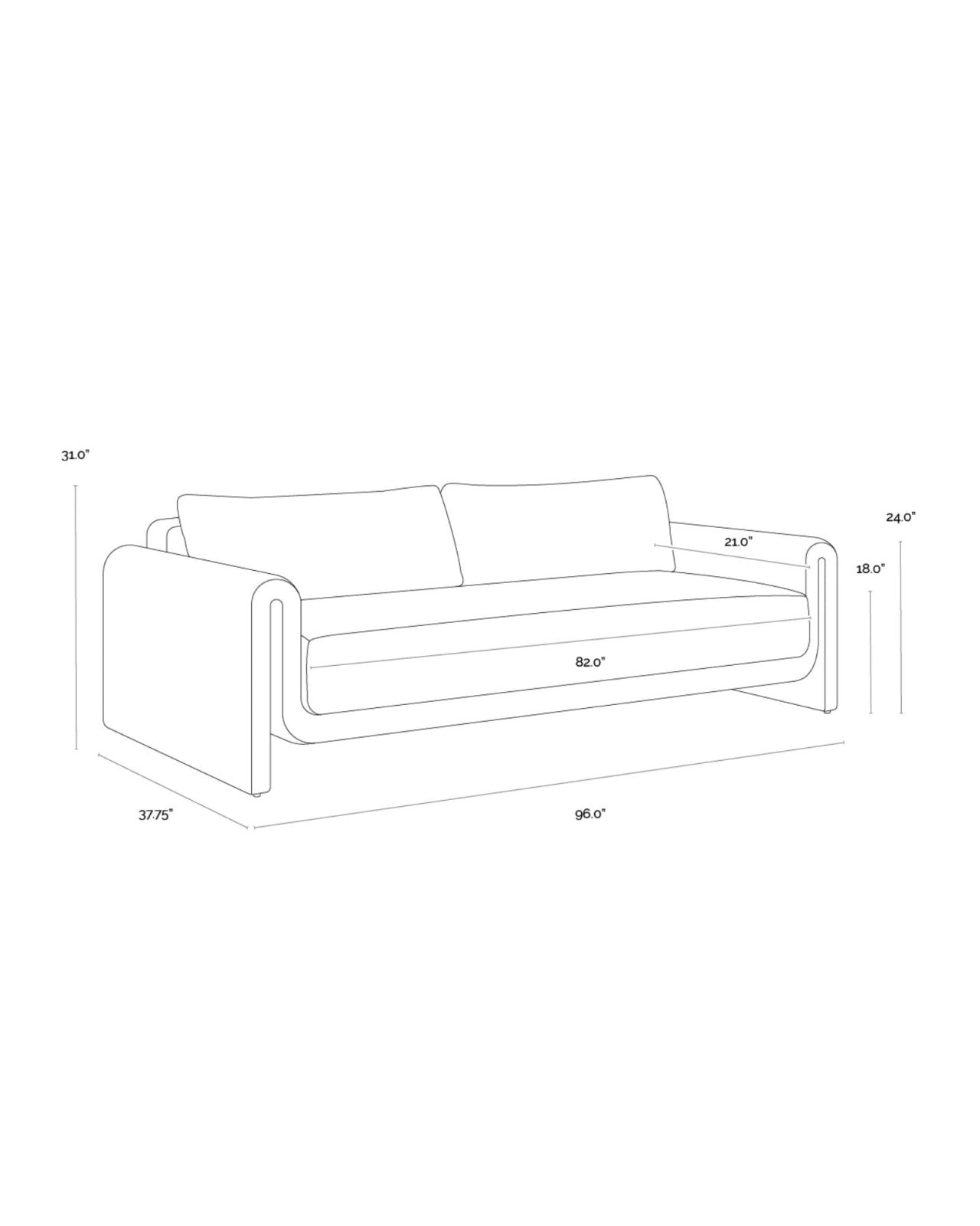 TIBI SOFA - NATURAL | Stonewaters