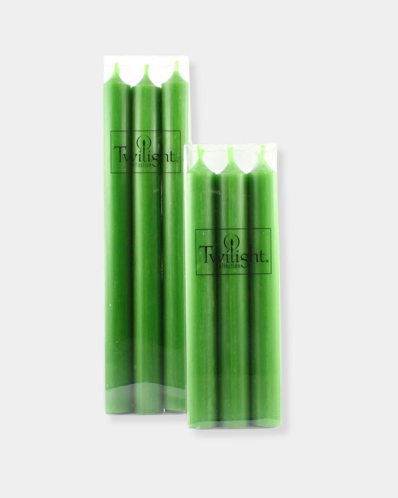 TWILIGHT CANDLE 10" SET OF 6 - GREEN | Stonewaters