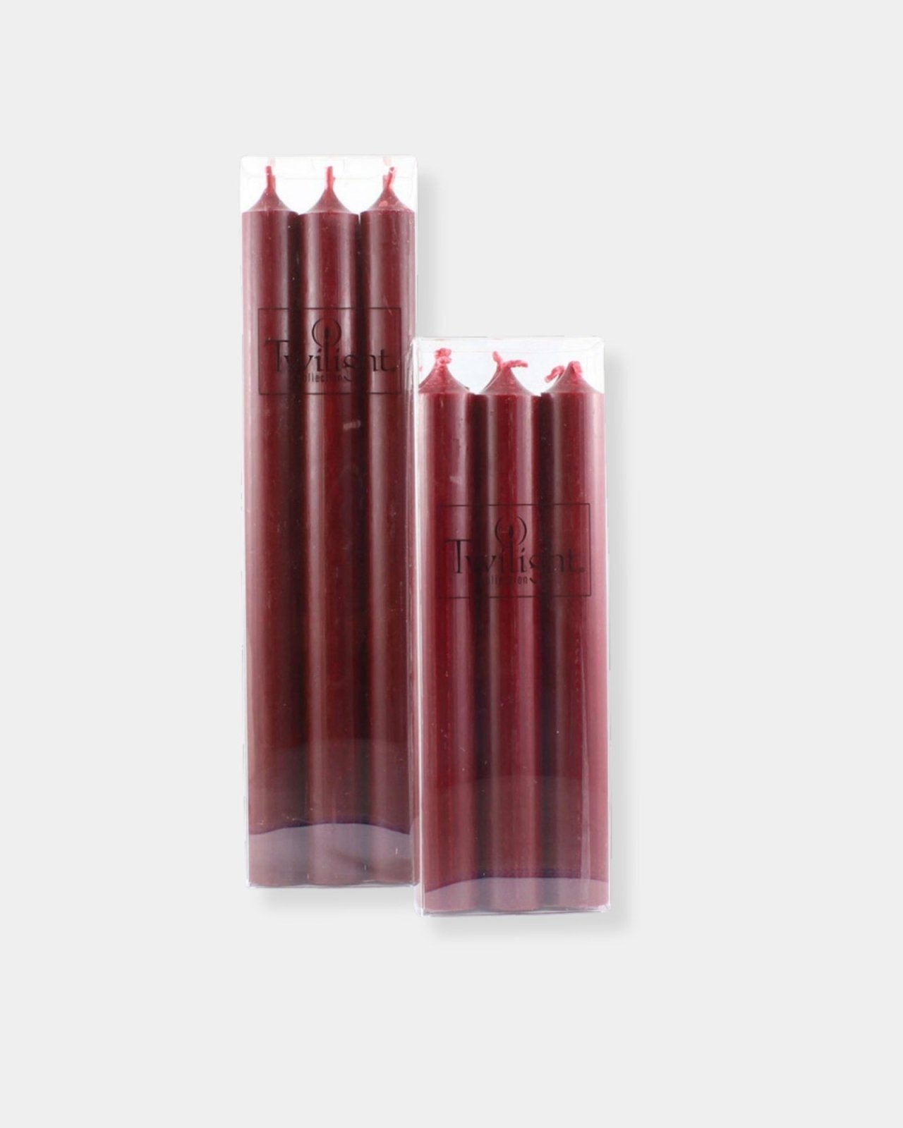 TWILIGHT CANDLE 7'' S/6-BORDEAUX | Stonewaters