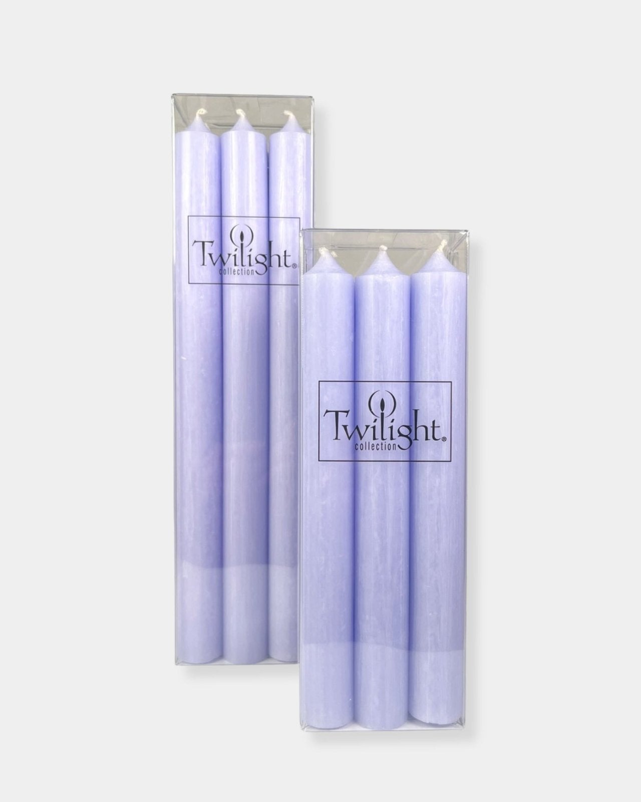 TWILIGHT CANDLE 7" SET OF 6 - PERIWINKLE | Stonewaters