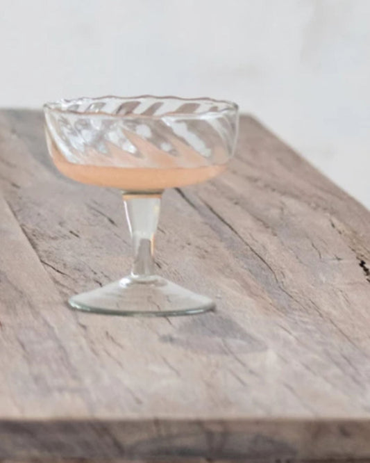 TWISTED STEM COUP GLASS - 6oz | Stonewaters