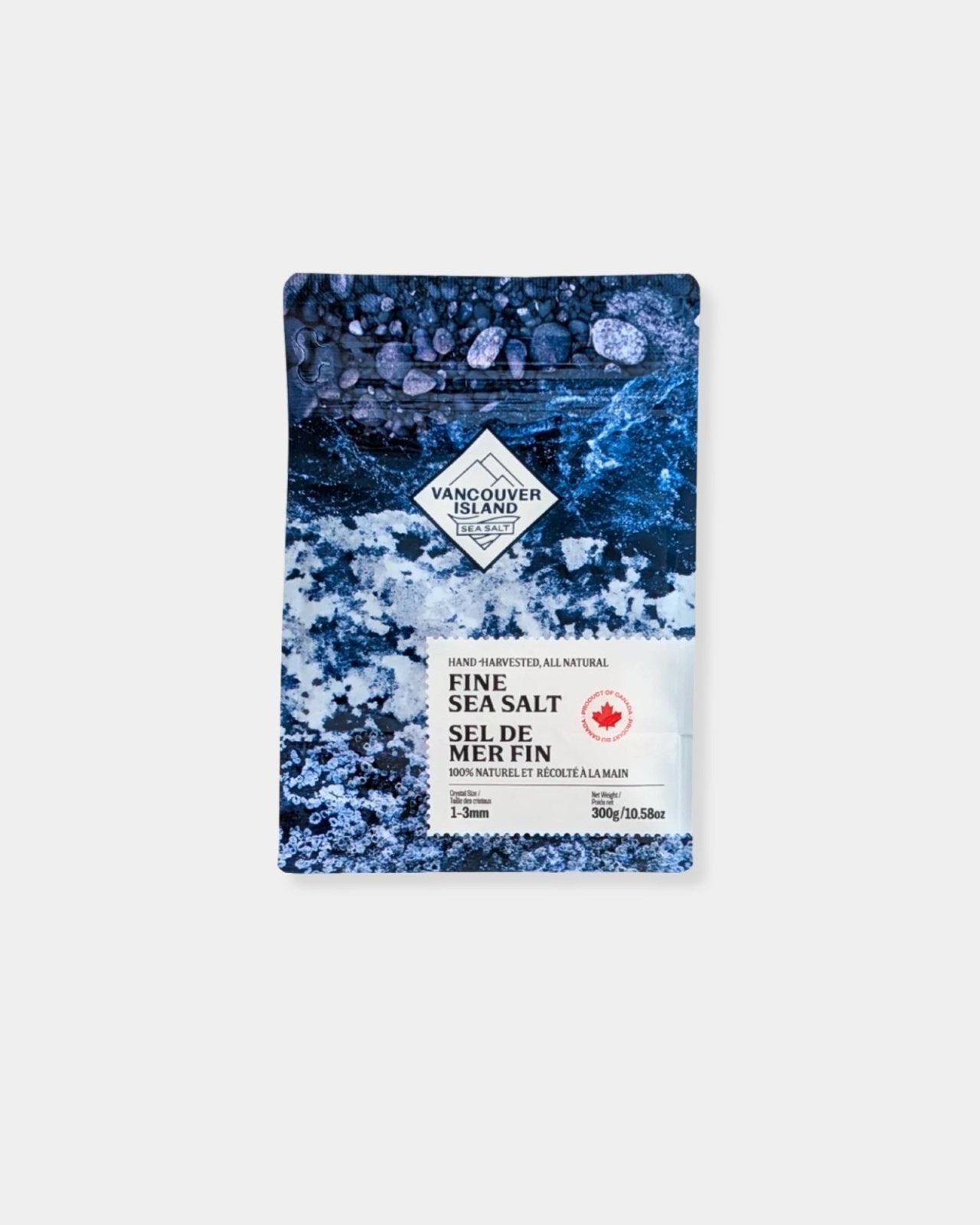 VANCOUVER ISLAND FINE SEA SALT - 300g | Stonewaters