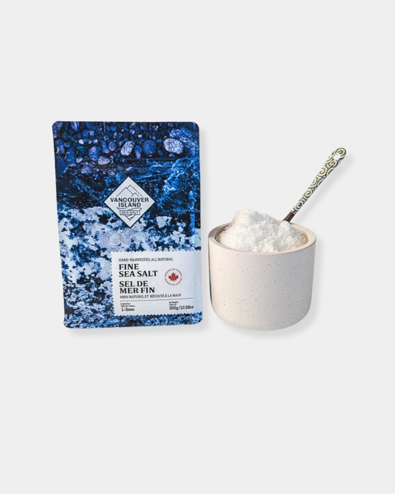 VANCOUVER ISLAND FINE SEA SALT - 300g | Stonewaters