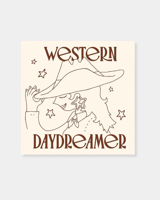 WESTERN DAYDREAMER COWGIRL - STICKER | Stonewaters