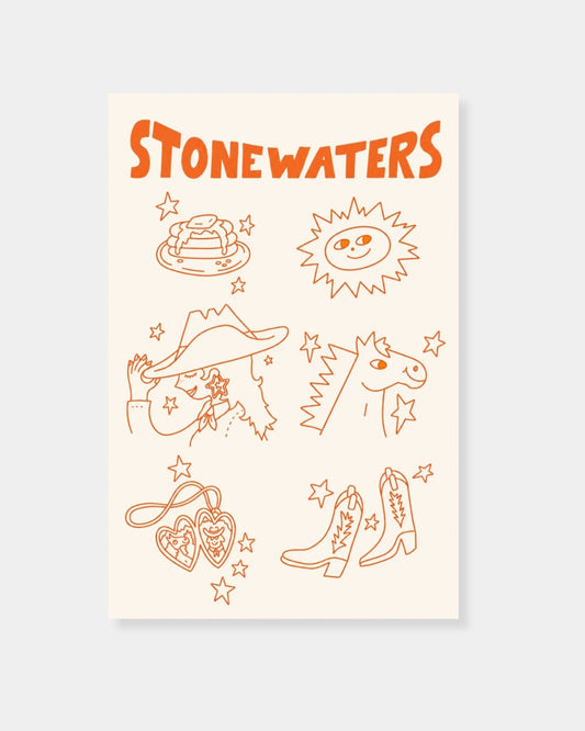 WESTERN DAYDREAMER - STICKER SHEET | Stonewaters