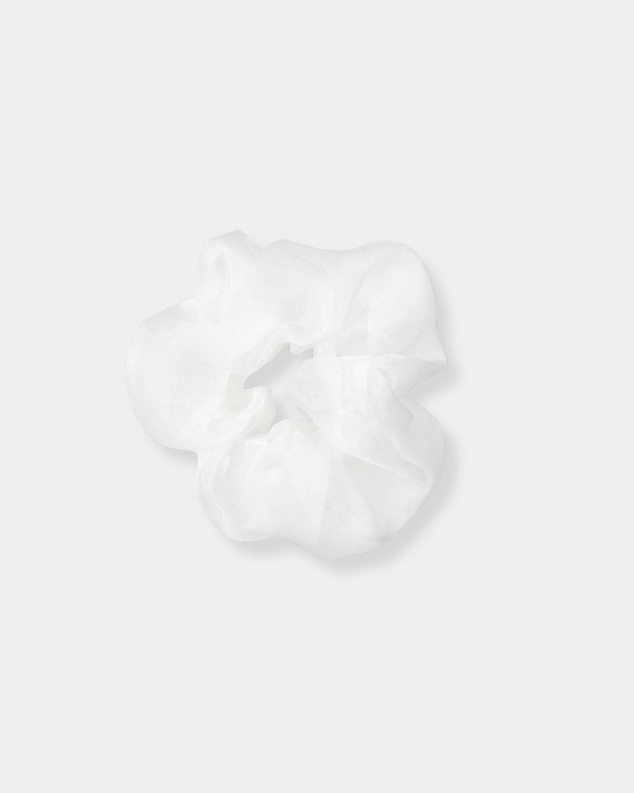 WHITE - STATEMENT SCRUNCHIE | Stonewaters