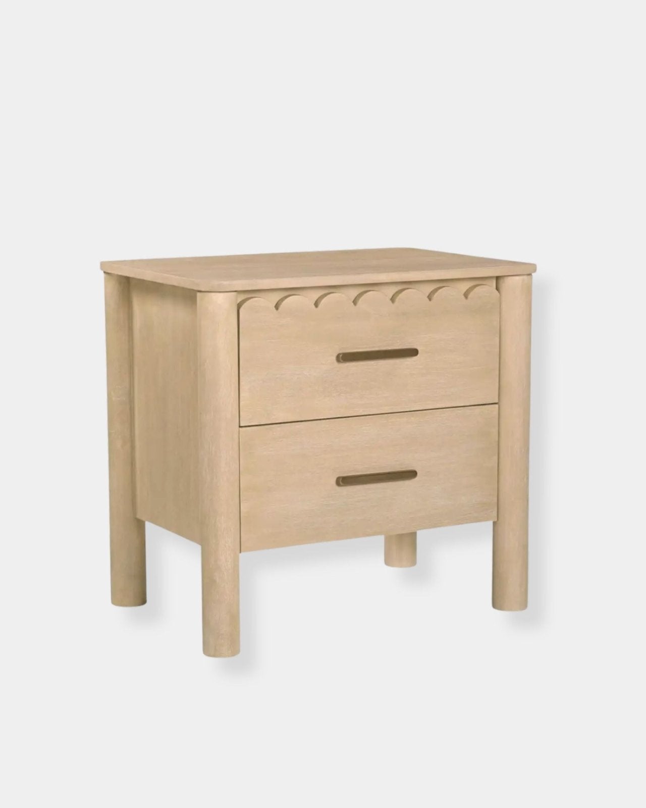 WILEY 2 DR NIGHTSTAND - NATURAL | Stonewaters