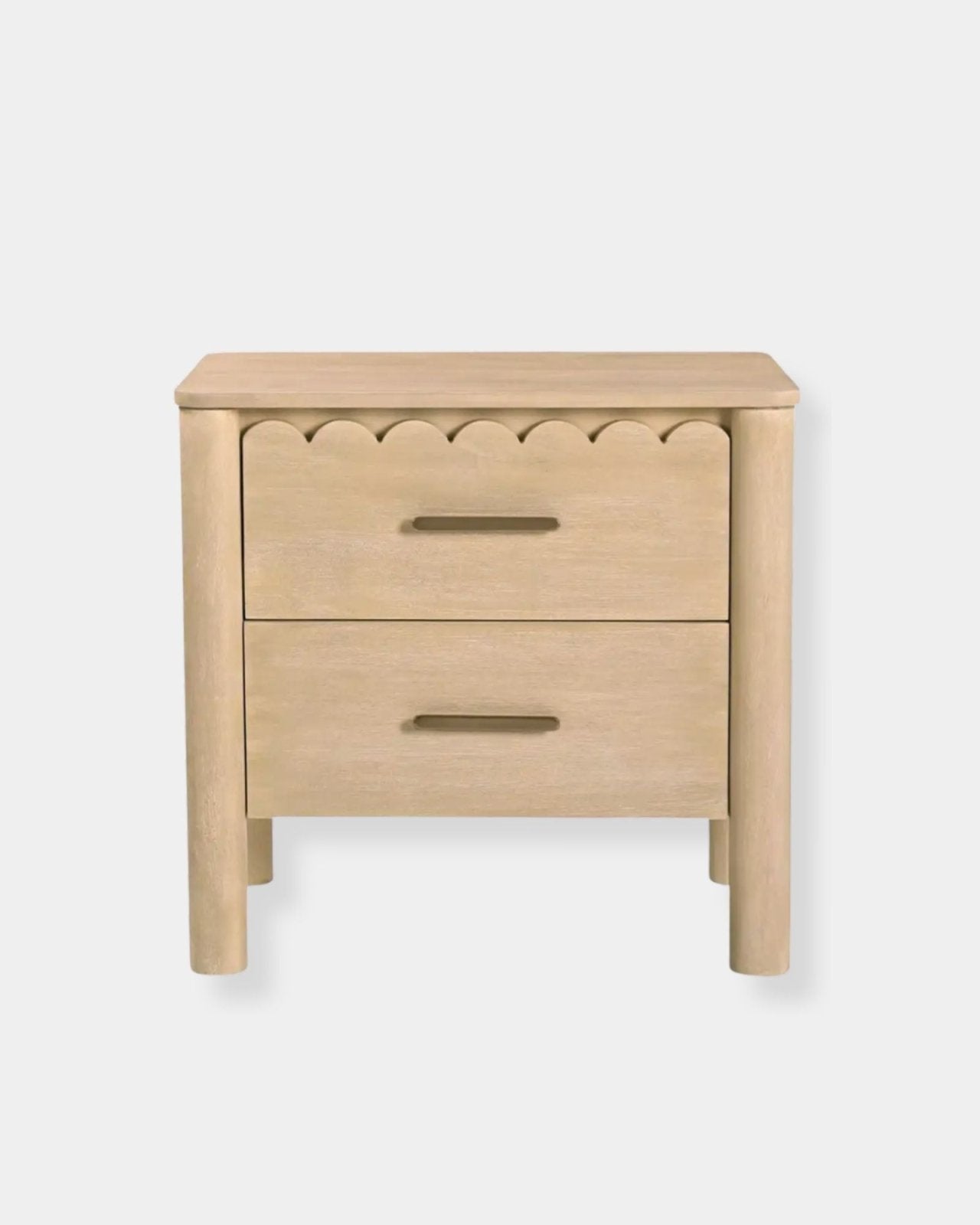 WILEY 2 DR NIGHTSTAND - NATURAL | Stonewaters