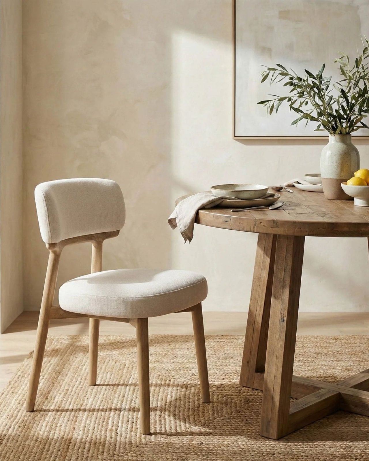 WILLOW DINING CHAIR - PORCELAIN CHENILLE | Stonewaters