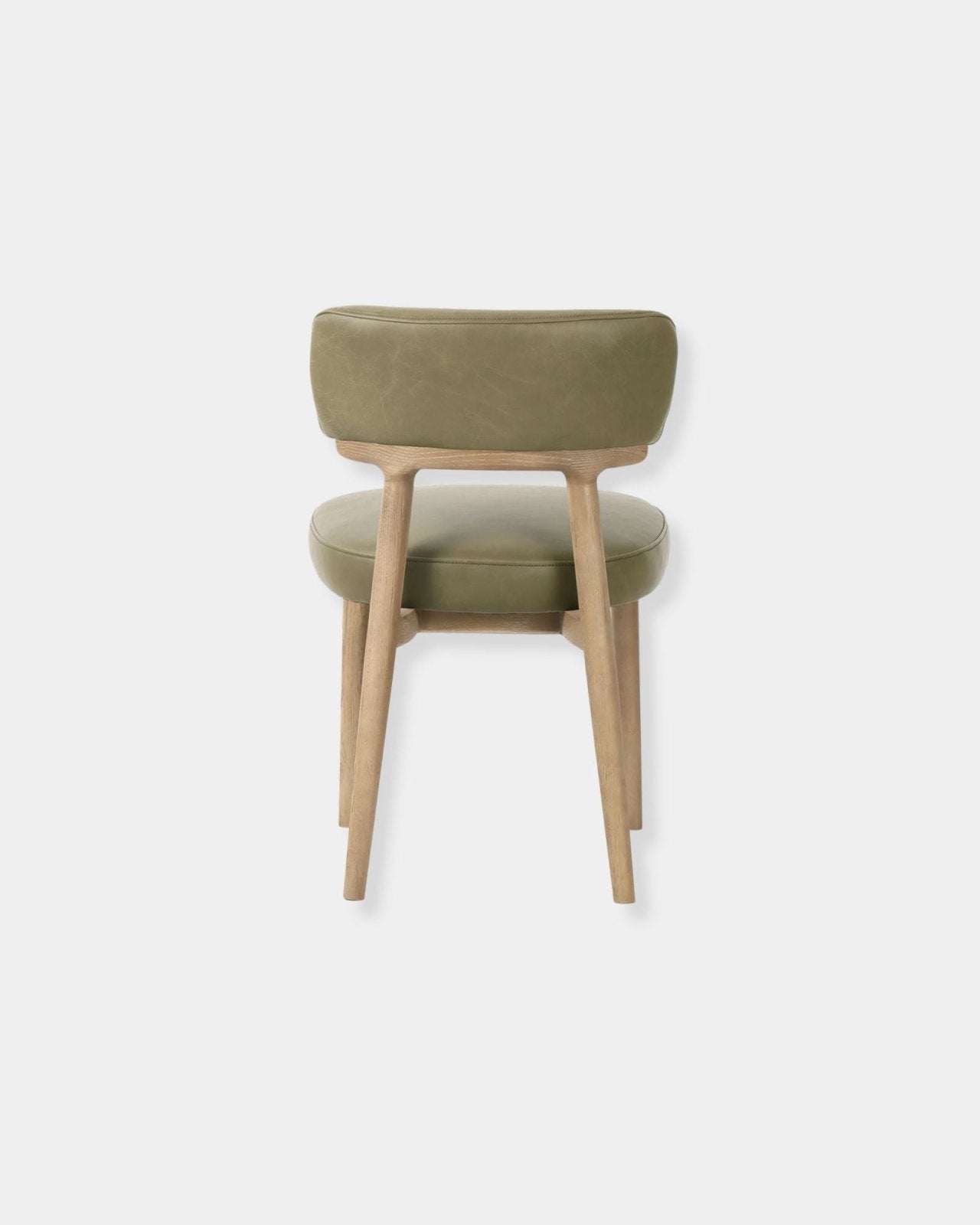 WILLOW DINING CHAIR - SAGE GREEN LEATHER | Stonewaters