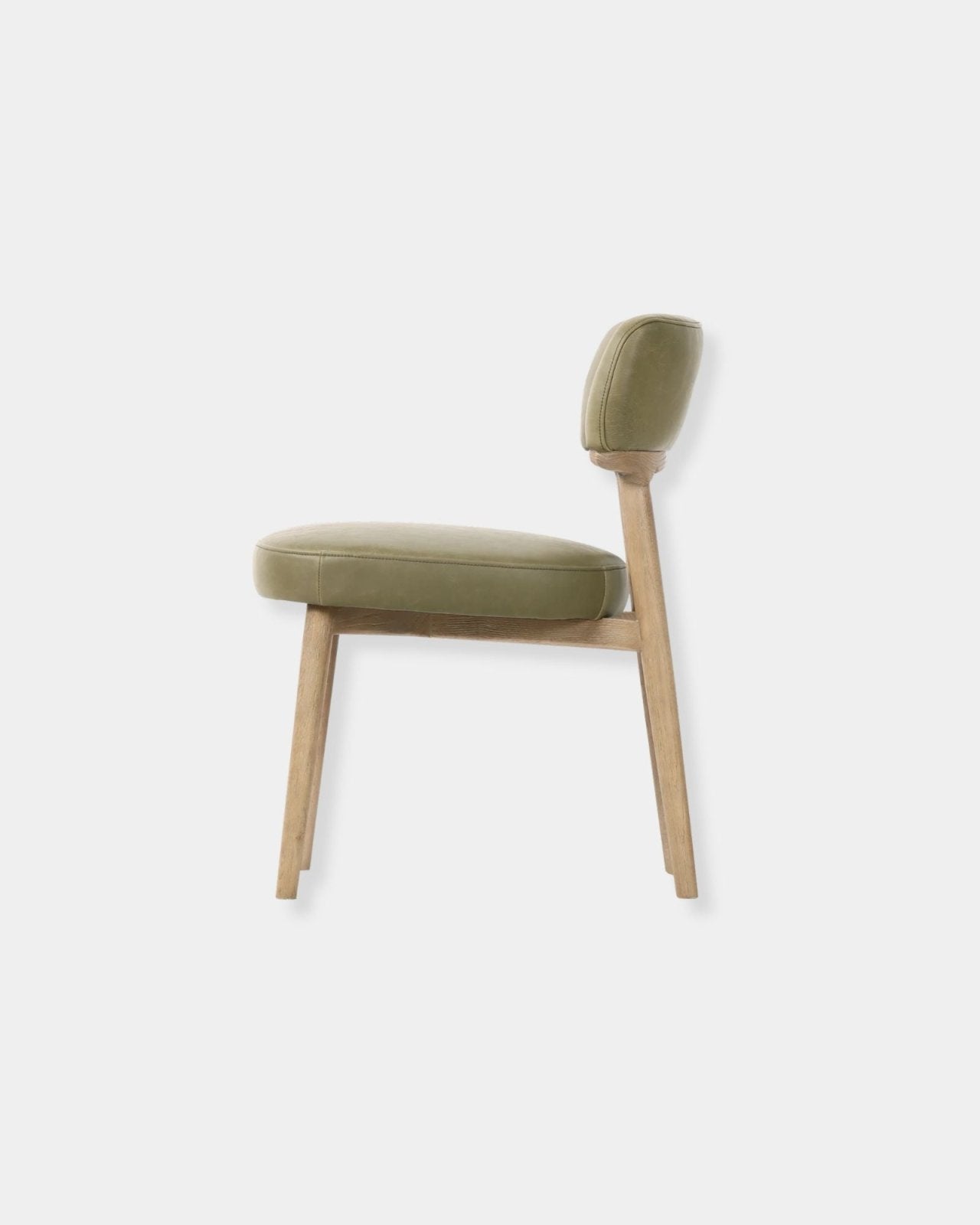 WILLOW DINING CHAIR - SAGE GREEN LEATHER | Stonewaters