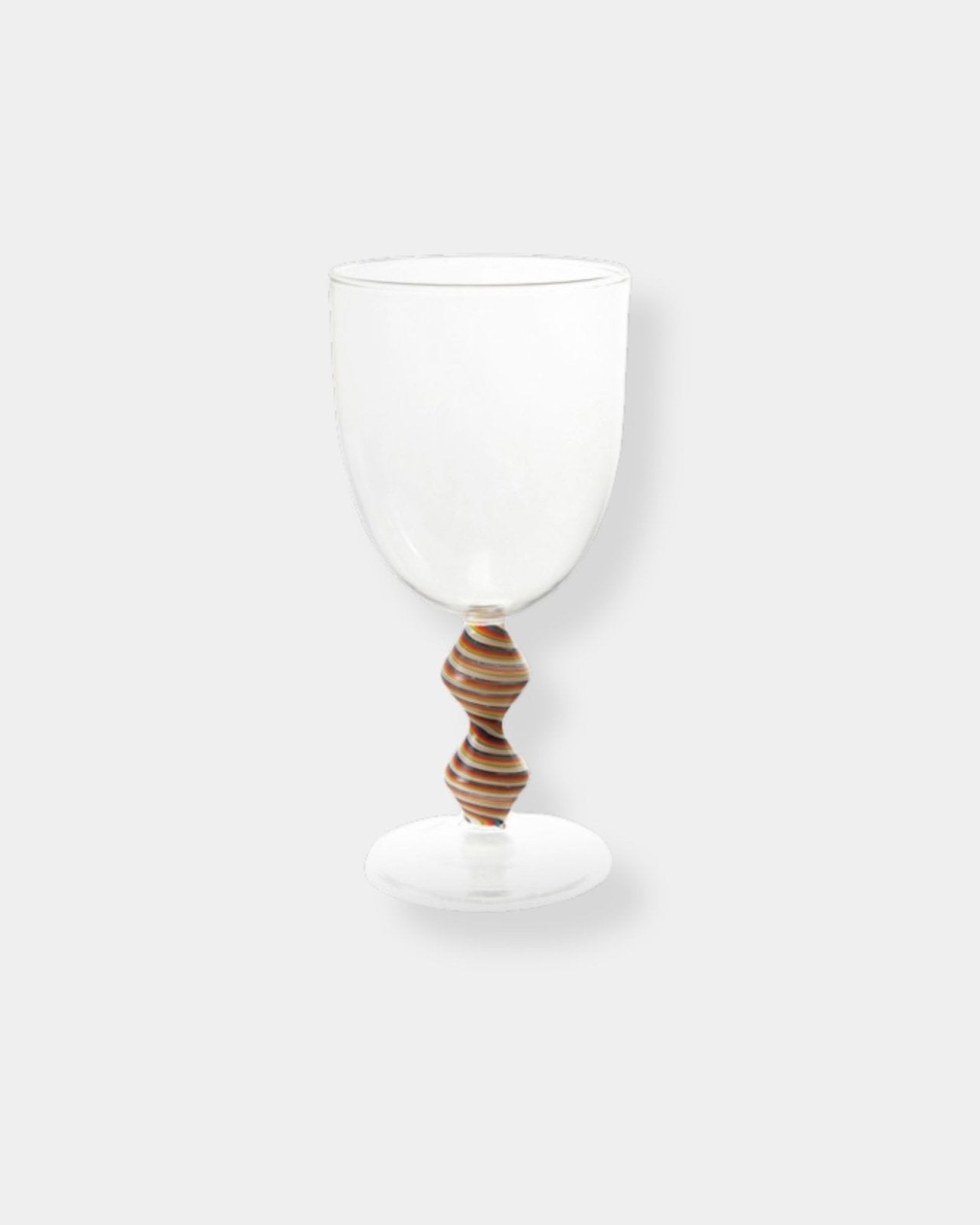 WINE GLASS - MULTI SWIRL STEM | Stonewaters