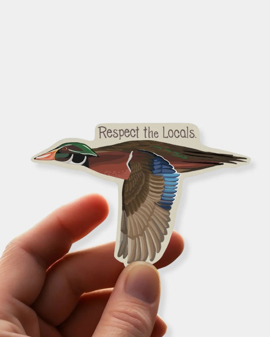 WOOD DUCK - STICKER | Stonewaters