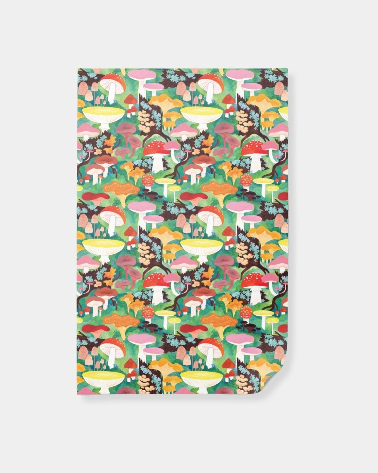 WOODLAND MUSHROOMS WRAPPING PAPER | Stonewaters